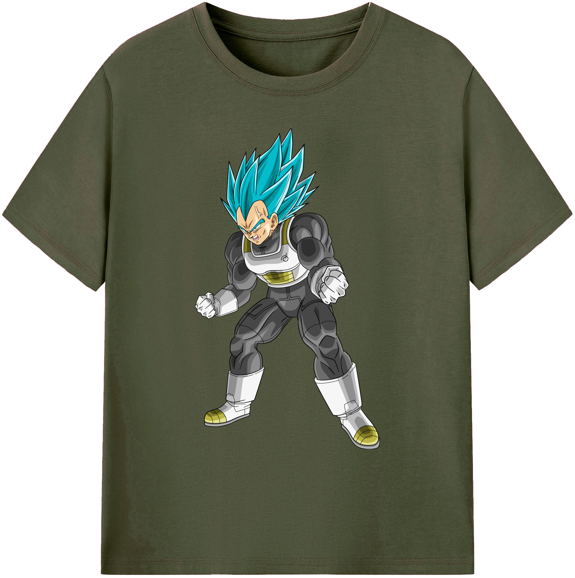 （画像用） ドラゴンボール ベジータ四世（Bejīta Yonsei）DRAGON BALL Vegeta IV 綿100％ メンズ半袖Tシャツ｜肌触りやわらか＆通気性